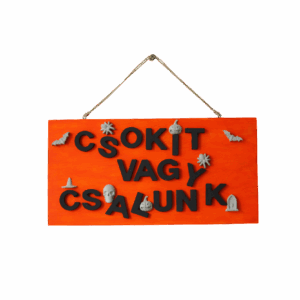 Csokit vagy Csalunk Dekorkép