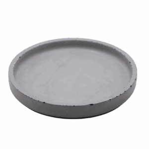 Minimal natúr beton dekor tál
