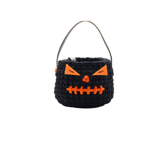 Horgolt halloween kosár